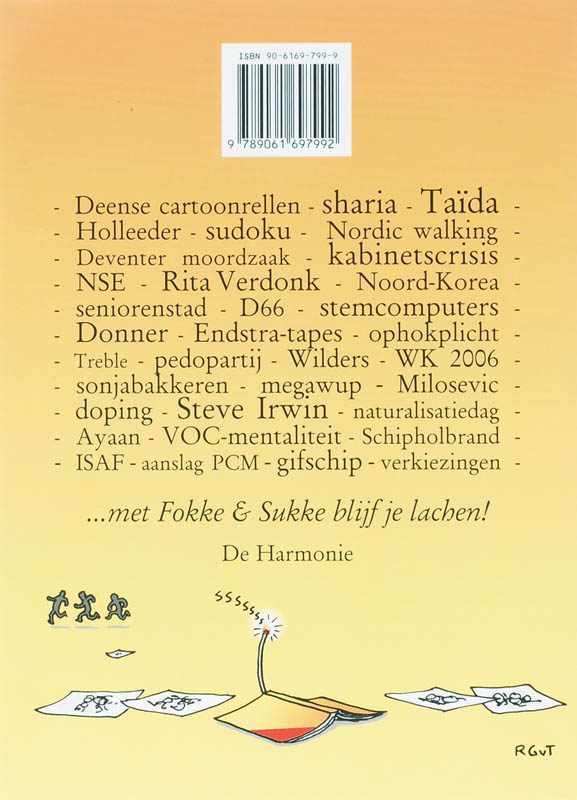 Het afzien van... / 2006 / Fokke & Sukke achterkant