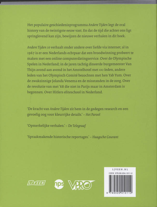 Andere Tijden / 10 achterkant