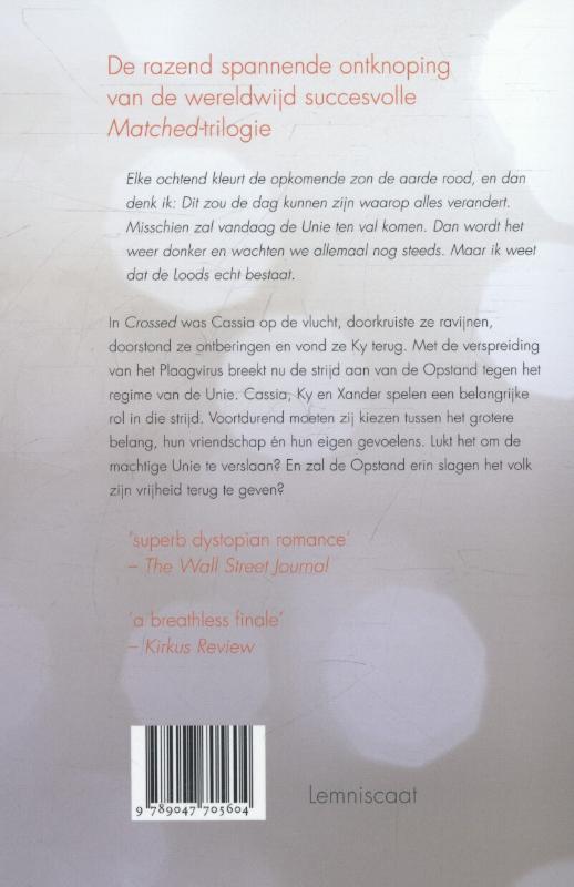 Reached / Matched-trilogie / 3 achterkant