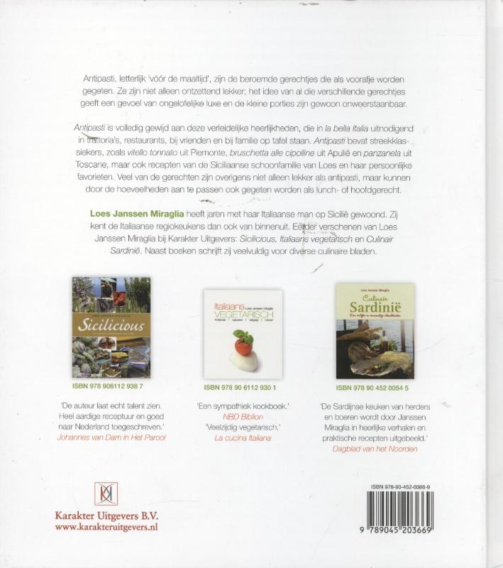 Antipasti achterkant