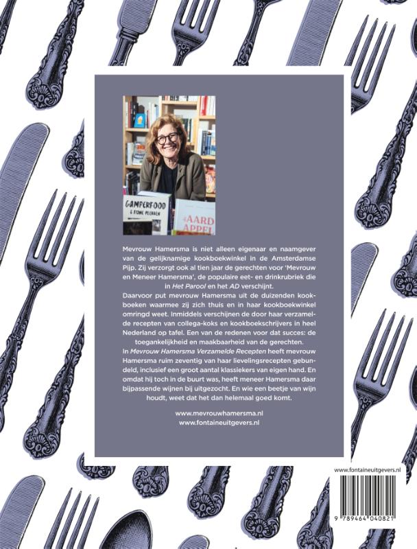 Mevrouw Hamersma verzamelde recepten achterkant