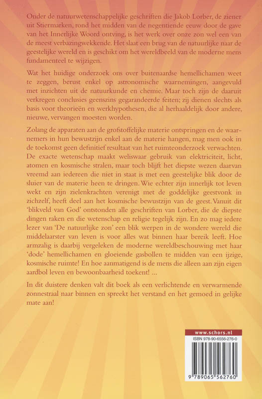 De natuurlijke zon achterkant