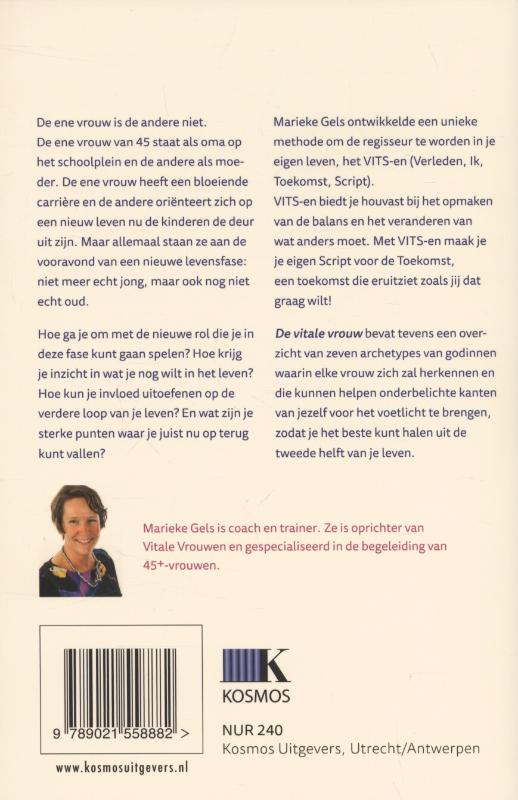 De vitale vrouw achterkant