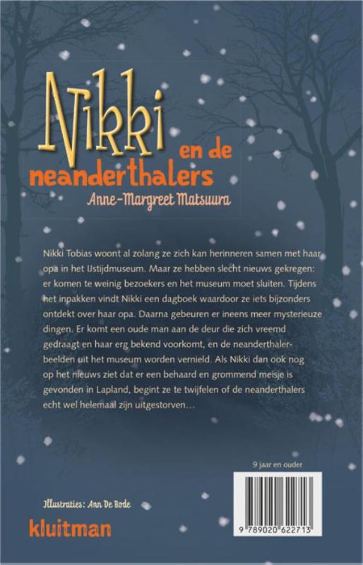 Nikki en de Neanderthalers achterkant