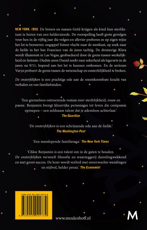 De onsterfelijken achterkant