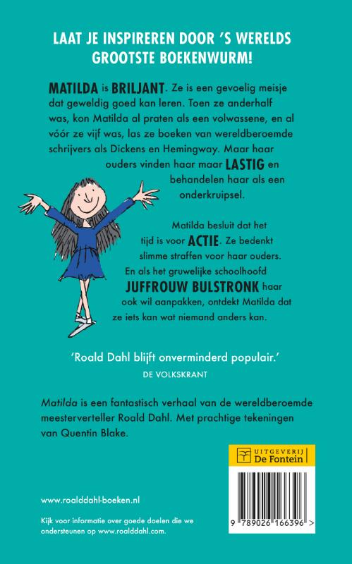 Matilda - 100e druk achterkant