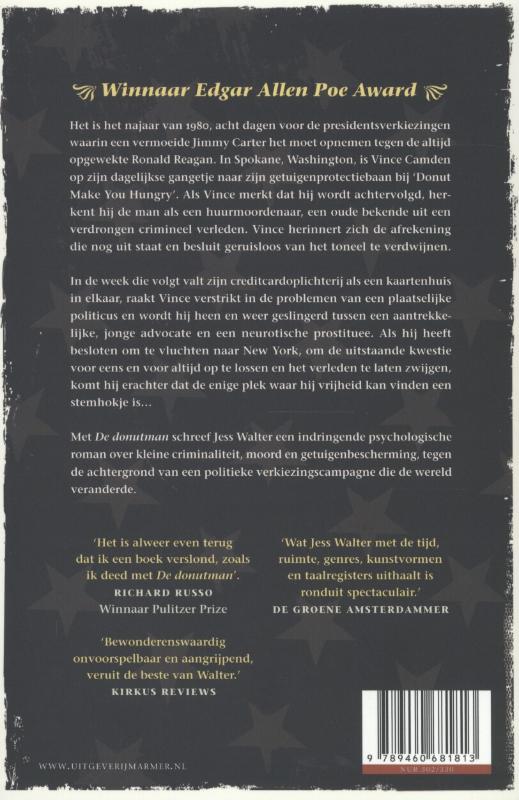 De donut man achterkant