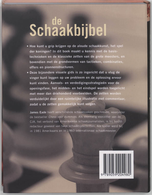 De schaakbijbel achterkant