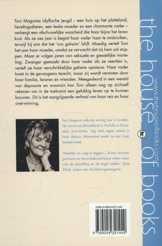 Zeg niets tegen mama achterkant