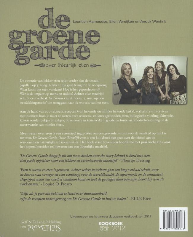 De groene garde achterkant