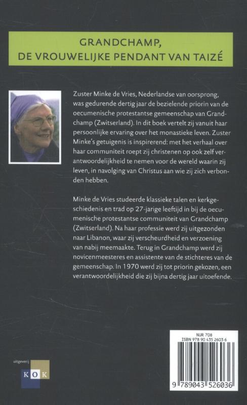 Mijn leven in Grandchamp achterkant