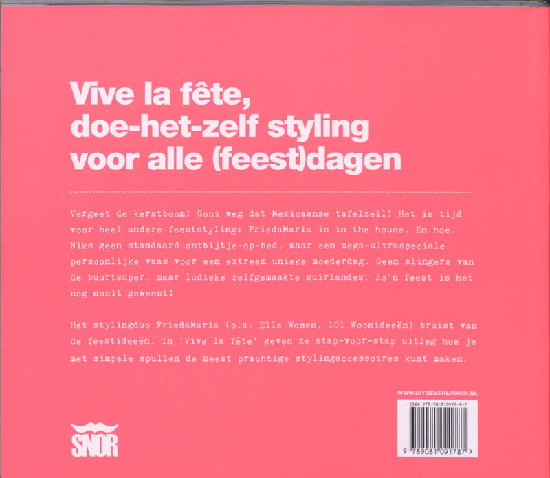 Vive La Fete achterkant