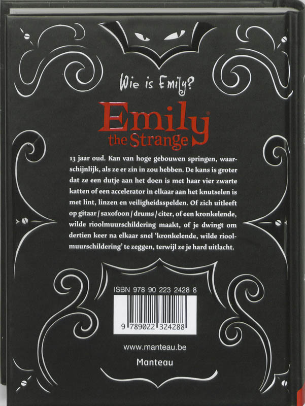 Emily The Strange achterkant