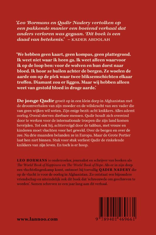 De knikkers van Qadir achterkant