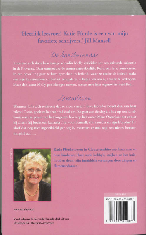 De kunstminnaar en Levenslessen achterkant