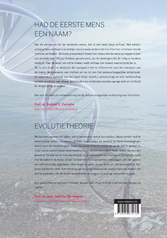 Had de eerste mens een naam? achterkant