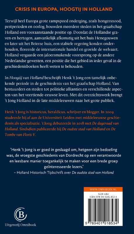 Hoogtij van Holland achterkant