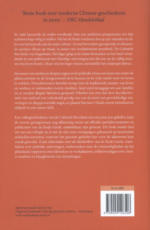 De culturele revolutie achterkant