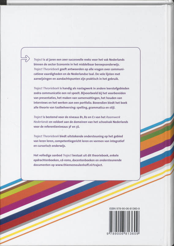 Traject Theorieboek achterkant