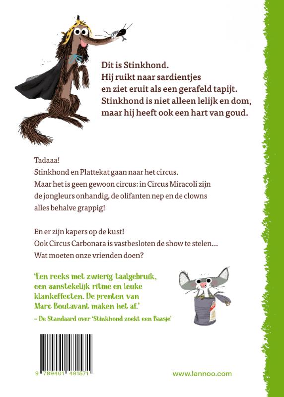 Stinkhond naar het circus / Stinkhond achterkant