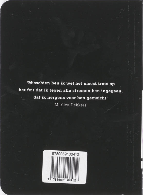 Marlies Dekkers achterkant