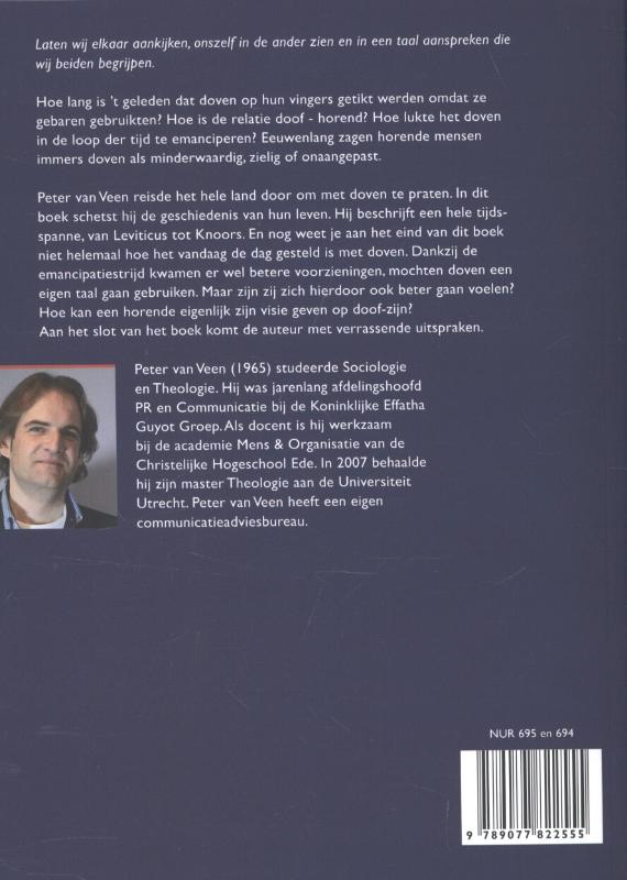 Verhaal halen bij doven achterkant