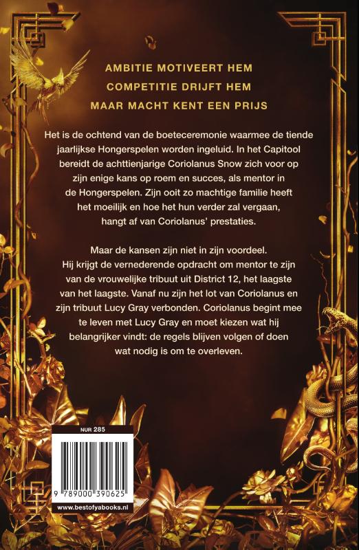 The Ballad of Songbirds and Snakes / The Hunger Games achterkant