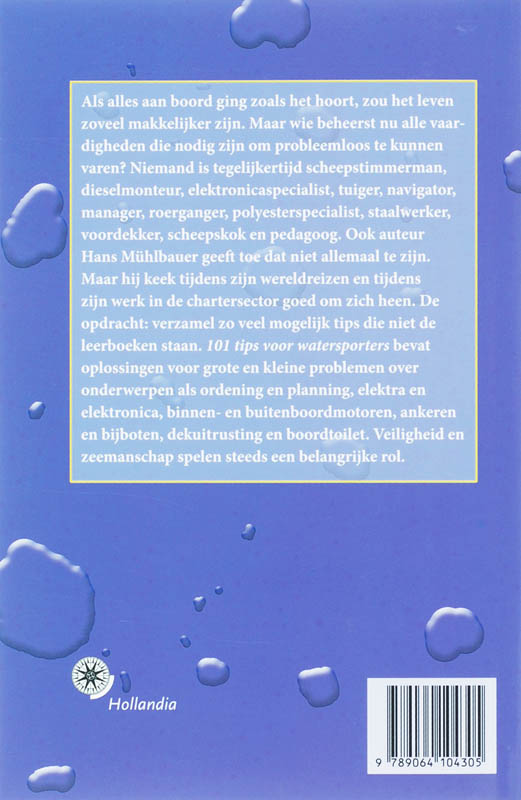 101 Tips Voor De Watersporter achterkant