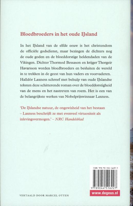 De gelukkige krijgers achterkant