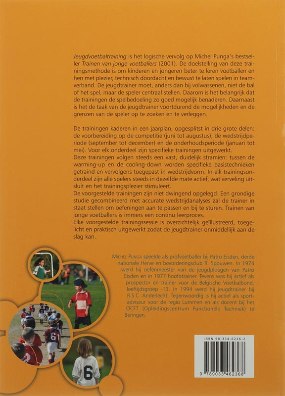 Jeugdvoetbaltraining achterkant