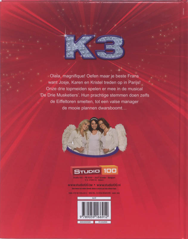 De K3 musketiers / K3 / 0 achterkant