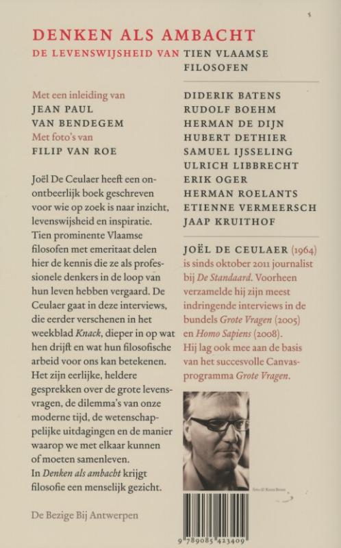 Denken als ambacht achterkant