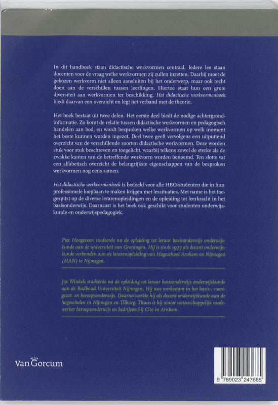 Het Didactisch Werkvormenboek achterkant