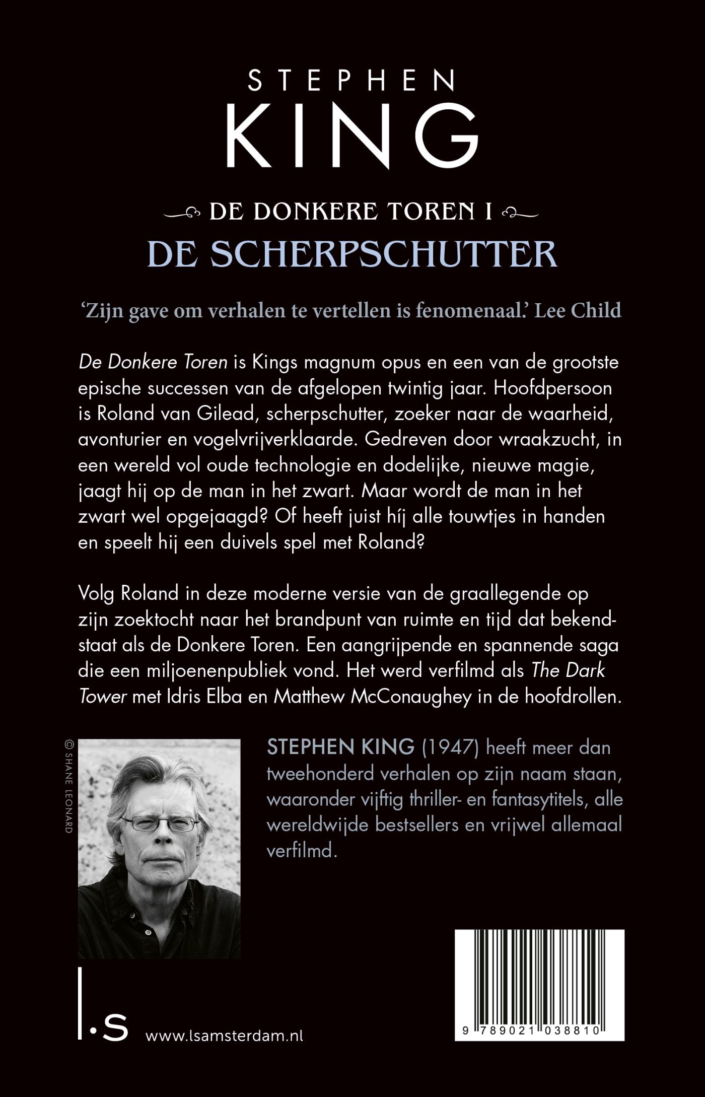 De scherpschutter / De donkere toren / 1 achterkant