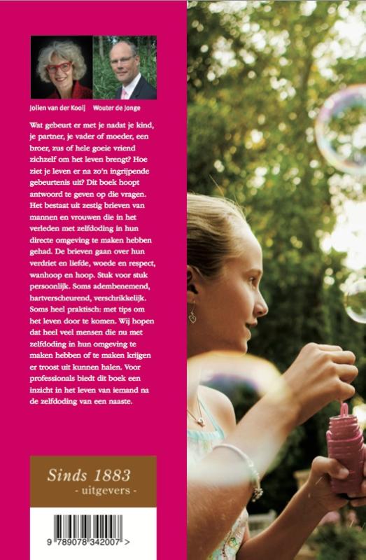 Leven met zelfdoding achterkant