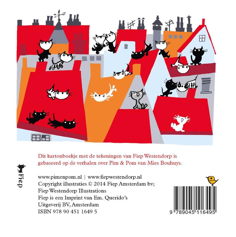 Poezen tellen met Pim en Pom achterkant