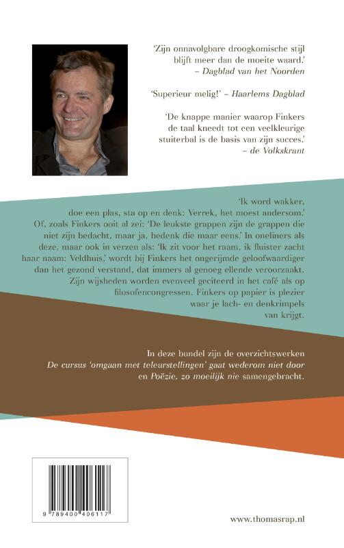 De cursus omgaan met teleurstellingen gaat wederom niet door & Poezie, zo moelijk nie achterkant