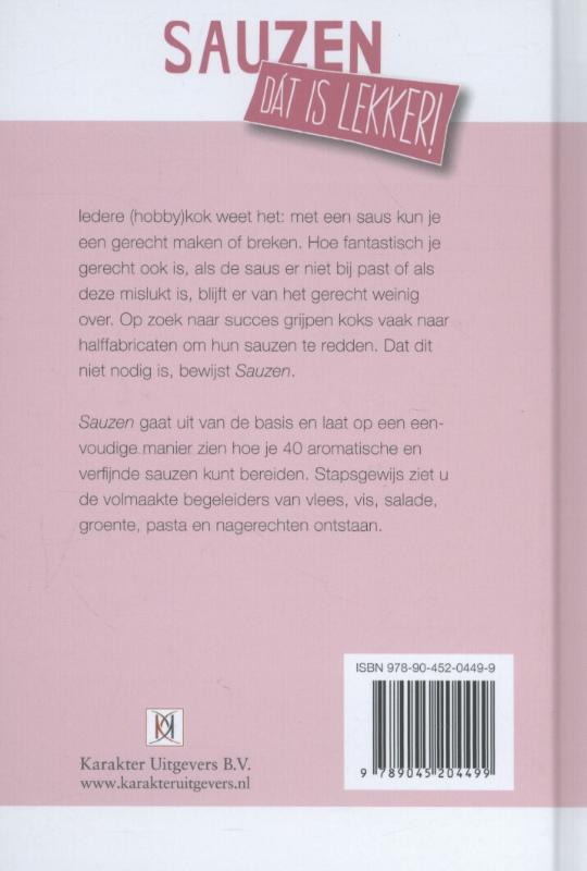 Dat is lekker!  -   Sauzen achterkant