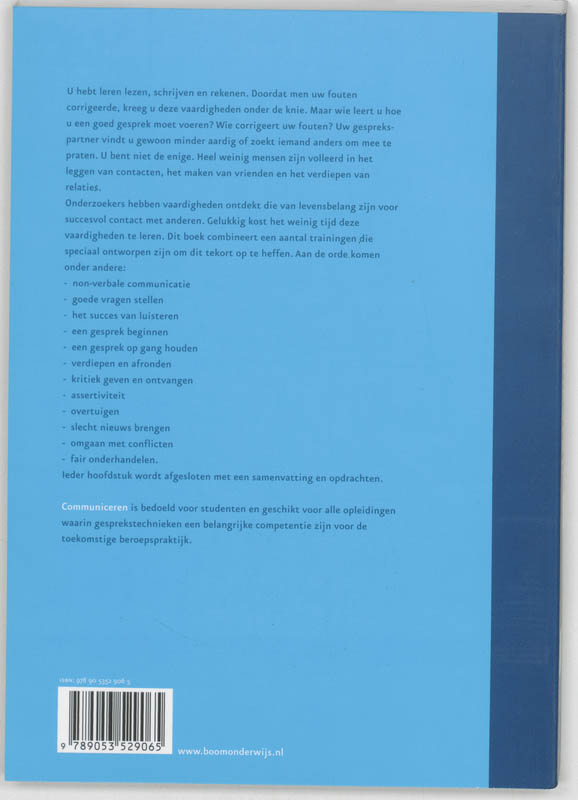 Communiceren achterkant