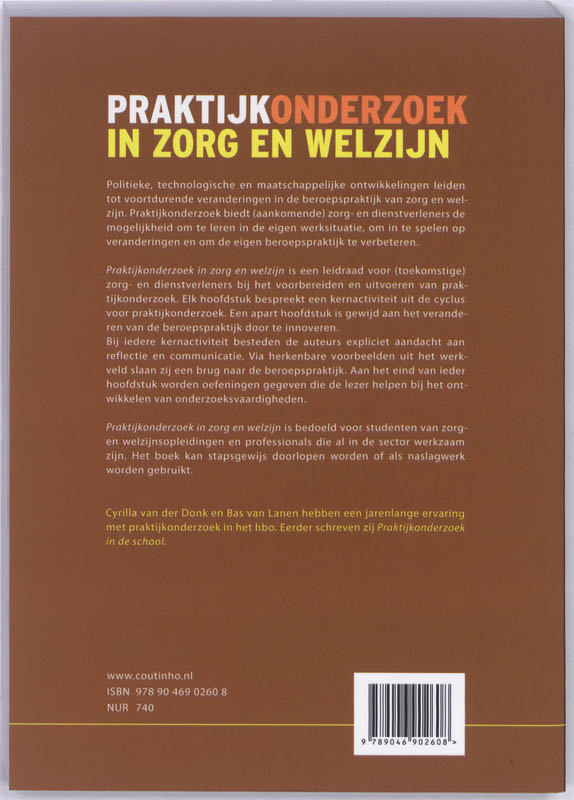 Praktijkonderzoek in zorg en welzijn achterkant