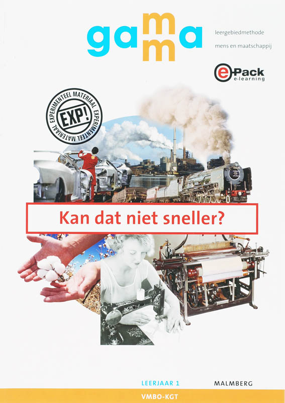 GAMMA vmbo-kgt Kan dat niet wat sneller?