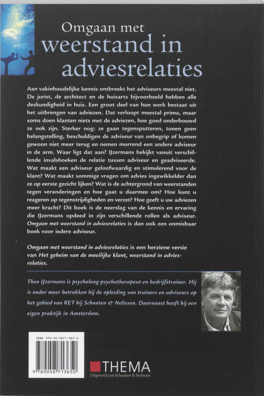 Omgaan met weerstand in adviesrelaties achterkant