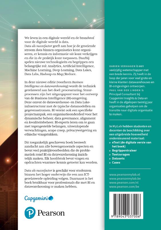 Data als succesfactor met MyLab NL toegangscode achterkant
