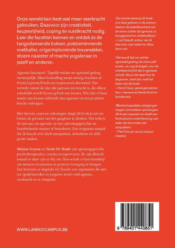 Positief agressief achterkant