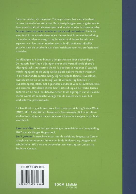 Perspectieven op ouder worden en de sociaal professionals achterkant