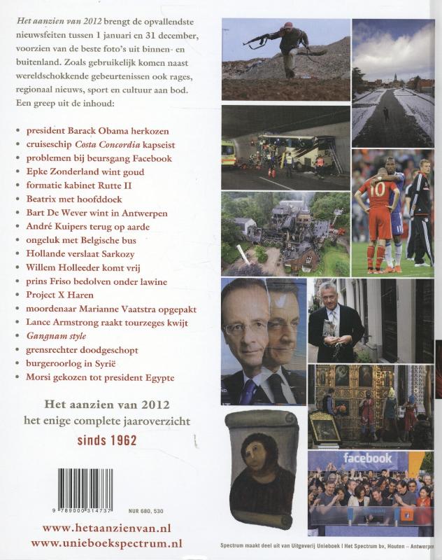 Het aanzien van 2012 achterkant