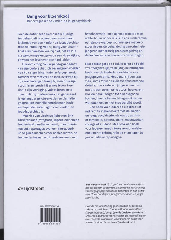 Bang voor bloemkool achterkant