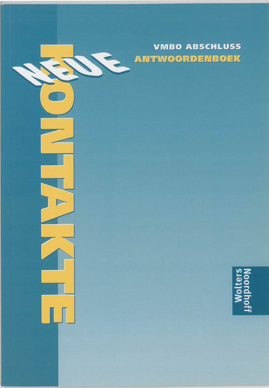 Neue Kontakte Vmbo Abschluss Antwoordenboek