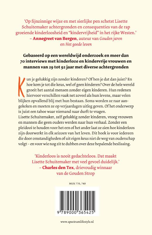 Gelukkig zonder kinderen achterkant