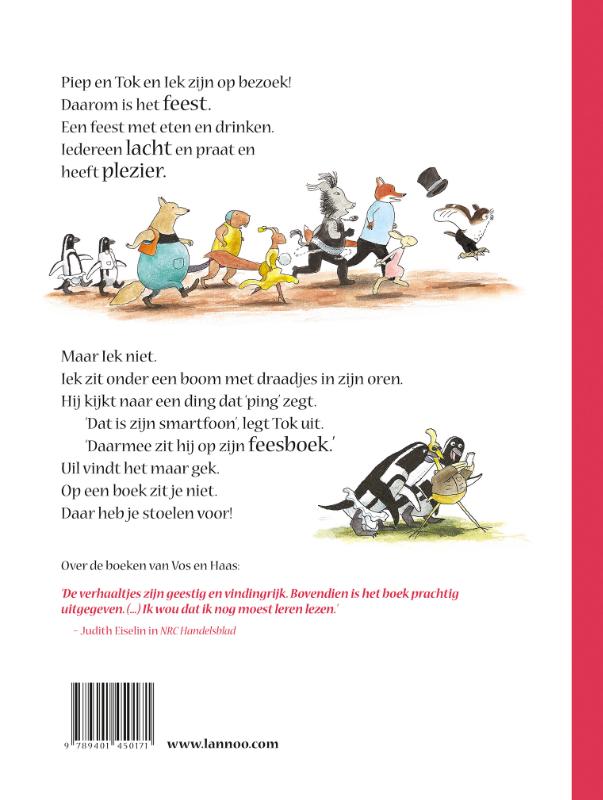 Vos en Haas Feestboek / Vos en Haas achterkant